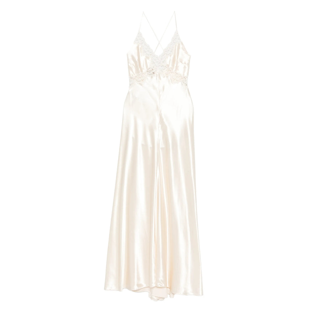 Lace Trim A-line Skirt