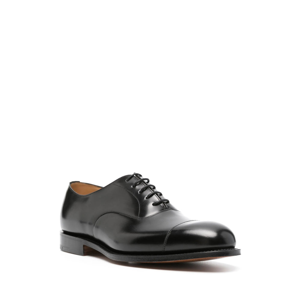 Black Calf Leather Lace-up Oxford