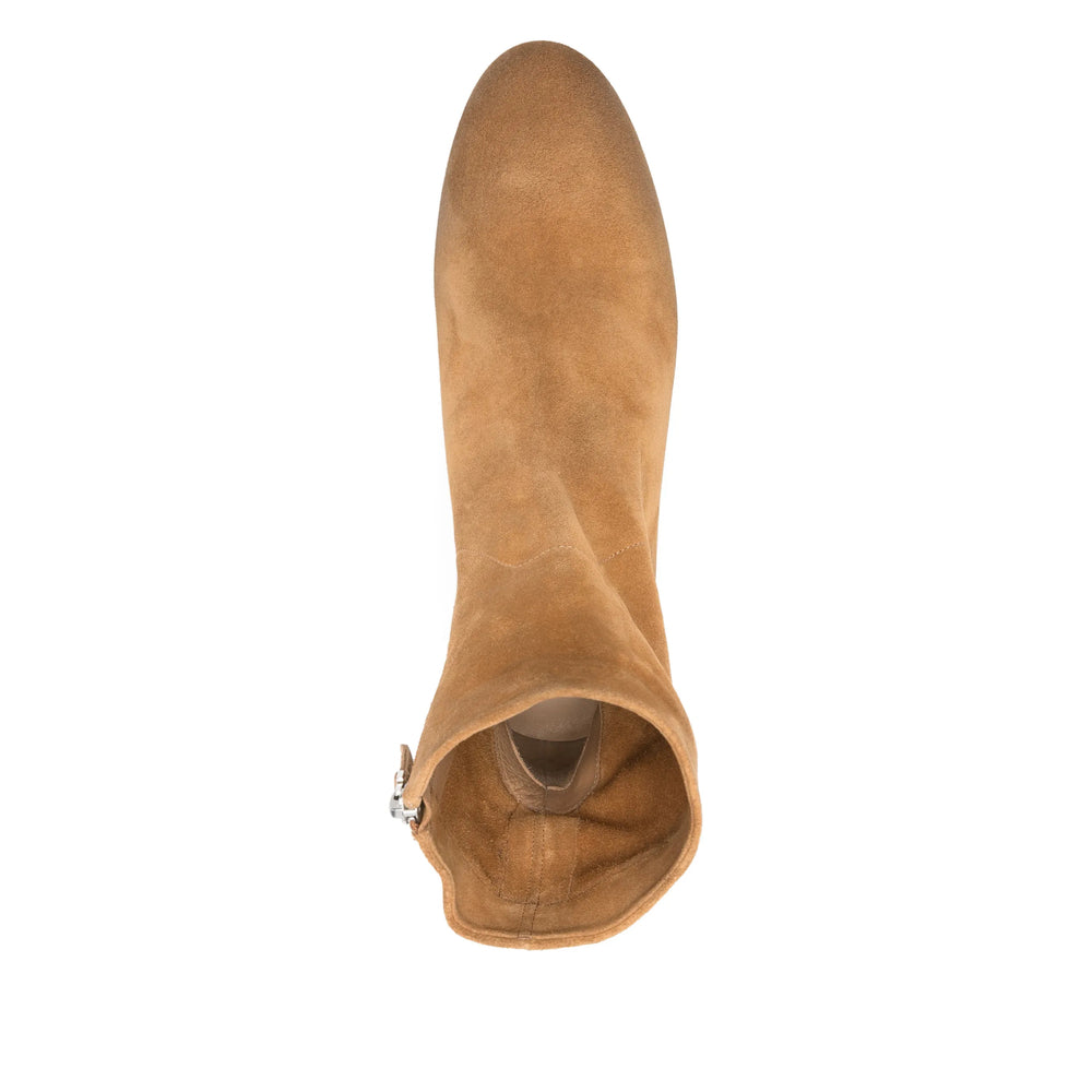 Low Block Calf Leather Shoe