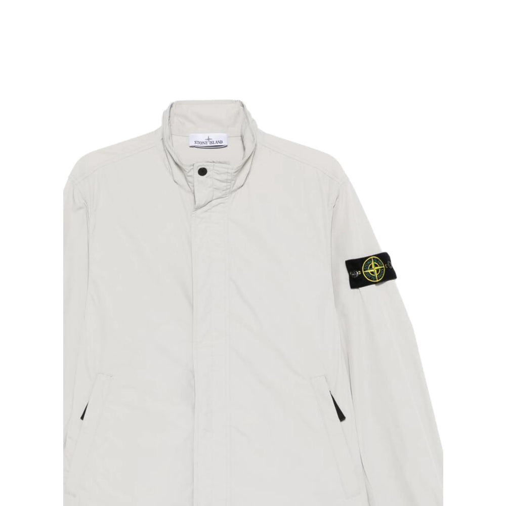 Grey Logo Zip Sweater