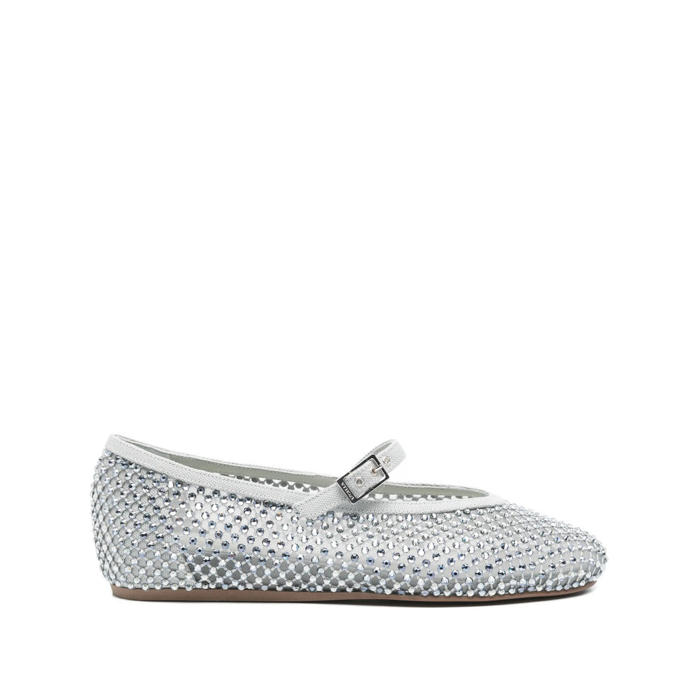 Cotton Sandal With Sapphire Accents