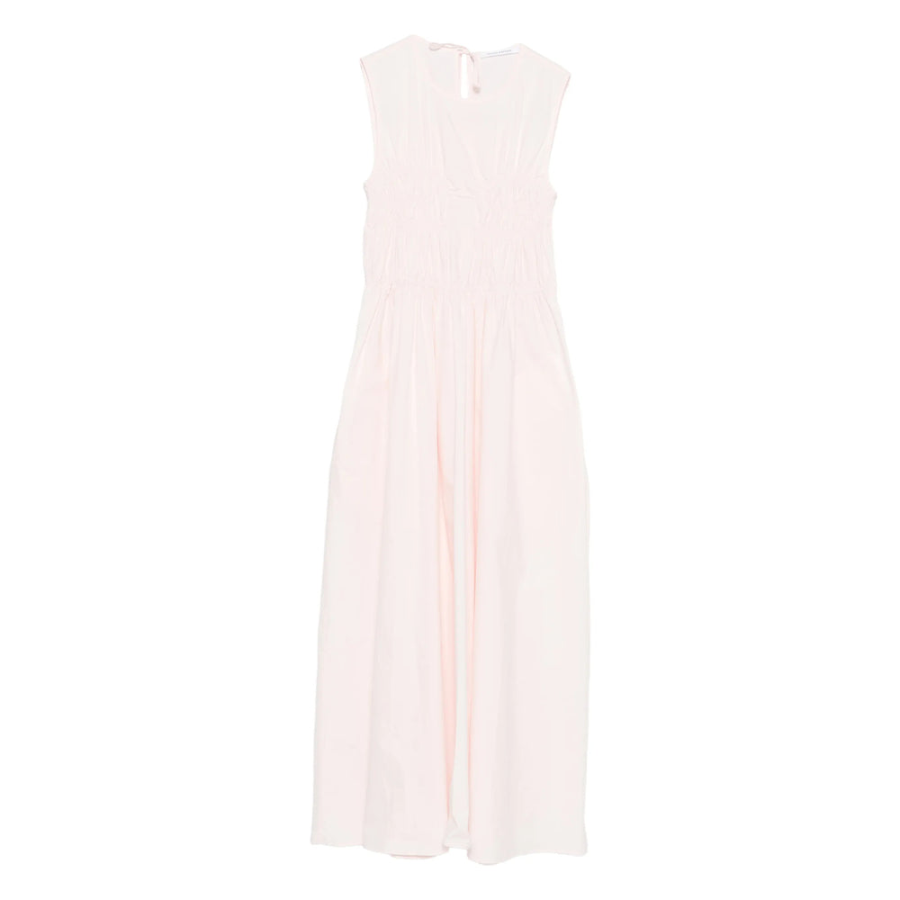 Blush Midi Round Neck Dress