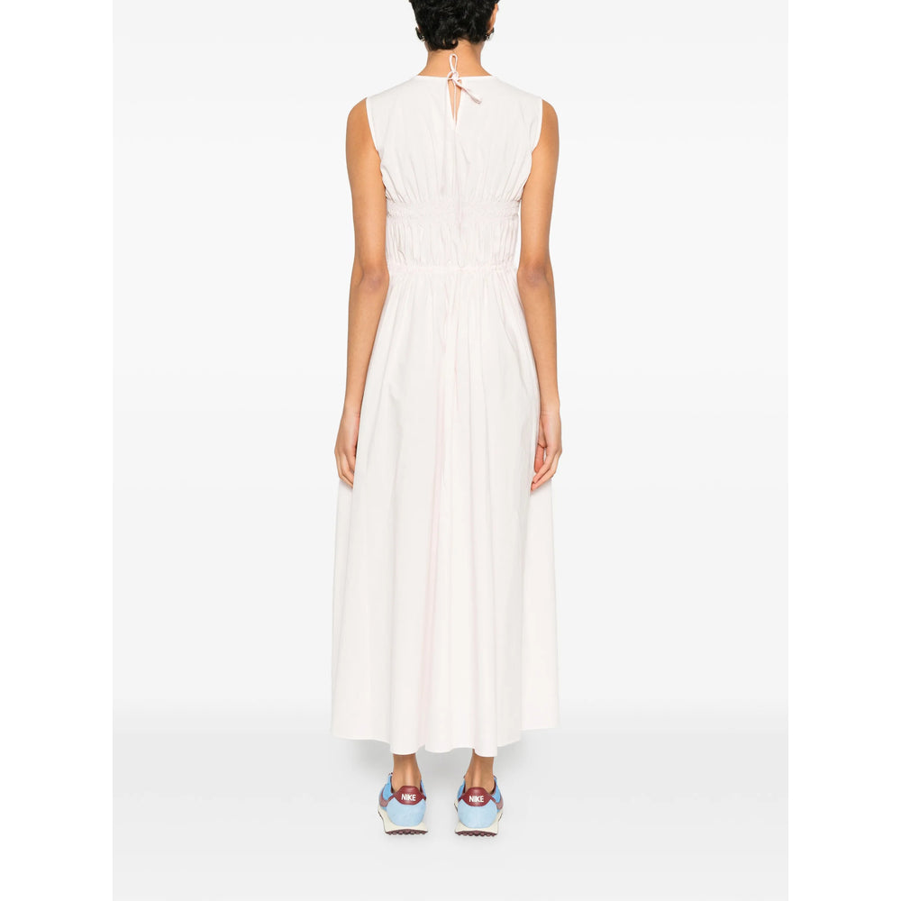Blush Midi Round Neck Dress