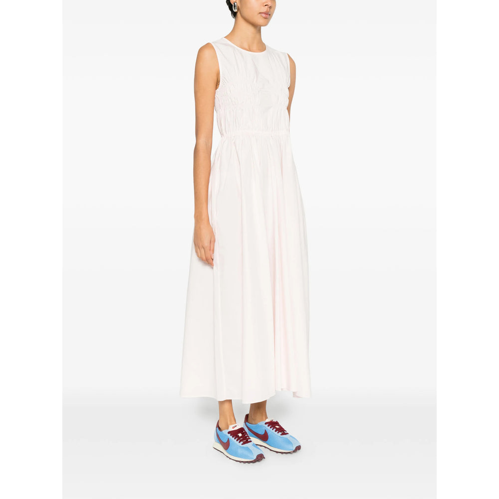 Blush Midi Round Neck Dress