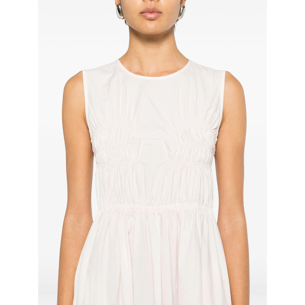 Blush Midi Round Neck Dress