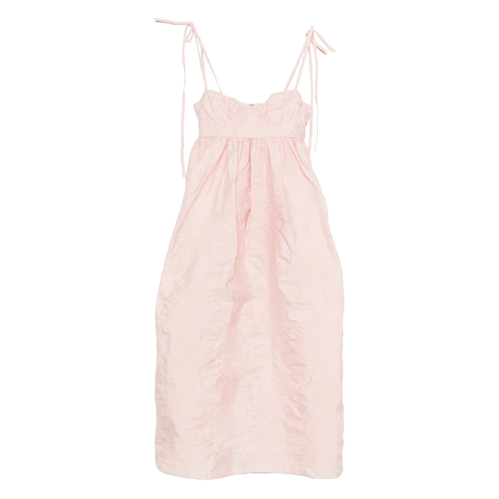 Soft Pink Jacquard Blouse