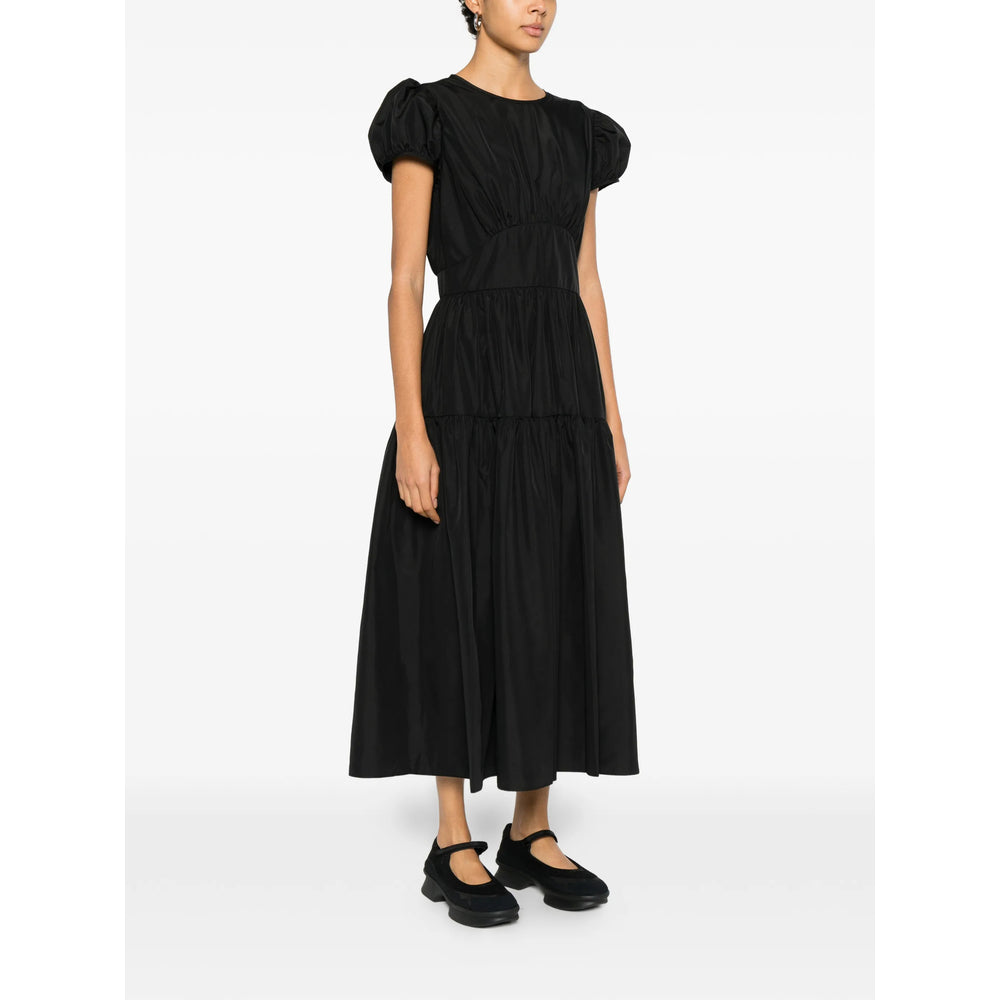 Tiered Puff Skirt With Zip Closure