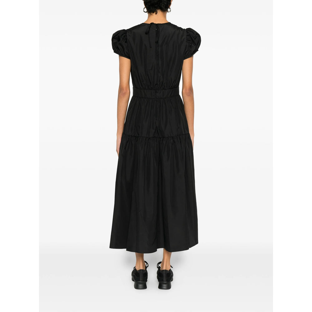 Tiered Puff Skirt With Zip Closure