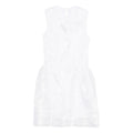 Crisp White Round Neck Top