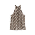 Brown Snake Silk Halter