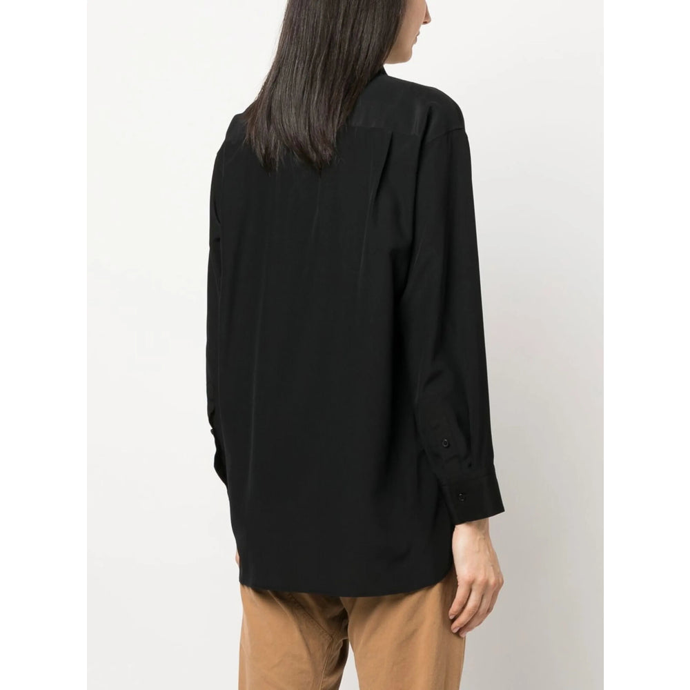 Flat Profile Silk Blouse