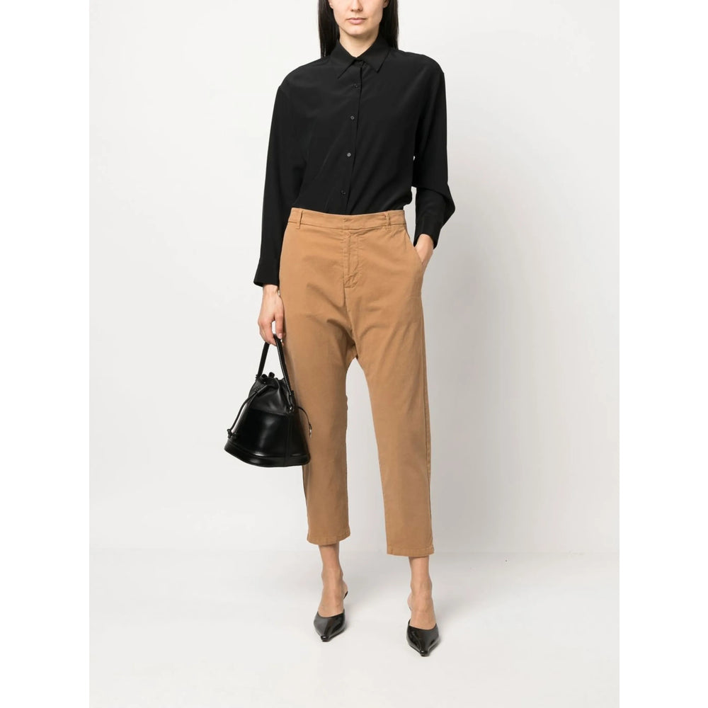 Flat Profile Silk Blouse