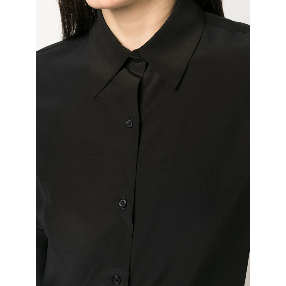 Flat Profile Silk Blouse