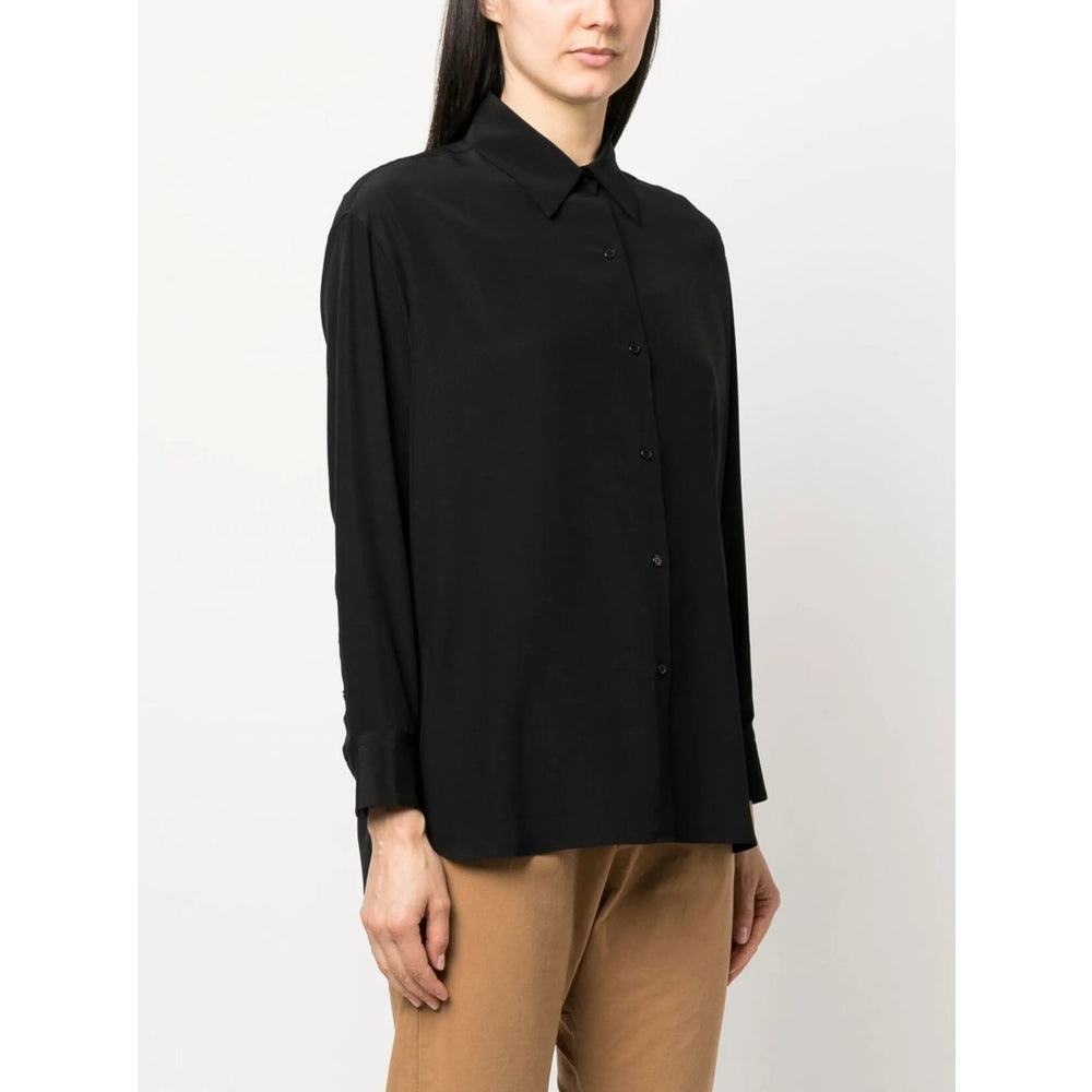 Flat Profile Silk Blouse