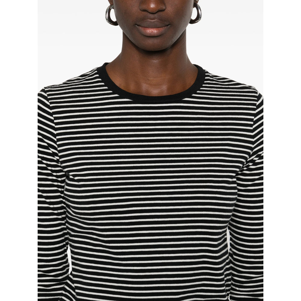 Black And White Stripe Tee