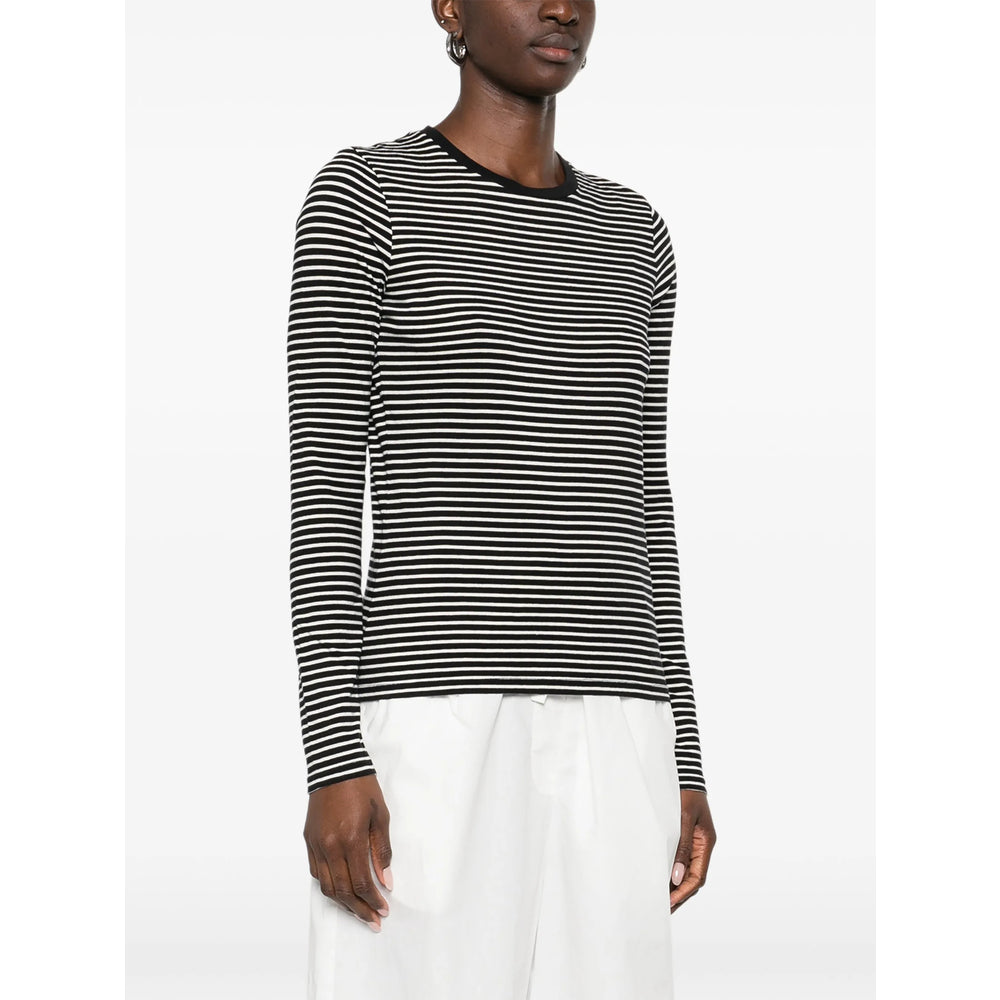 Black And White Stripe Tee