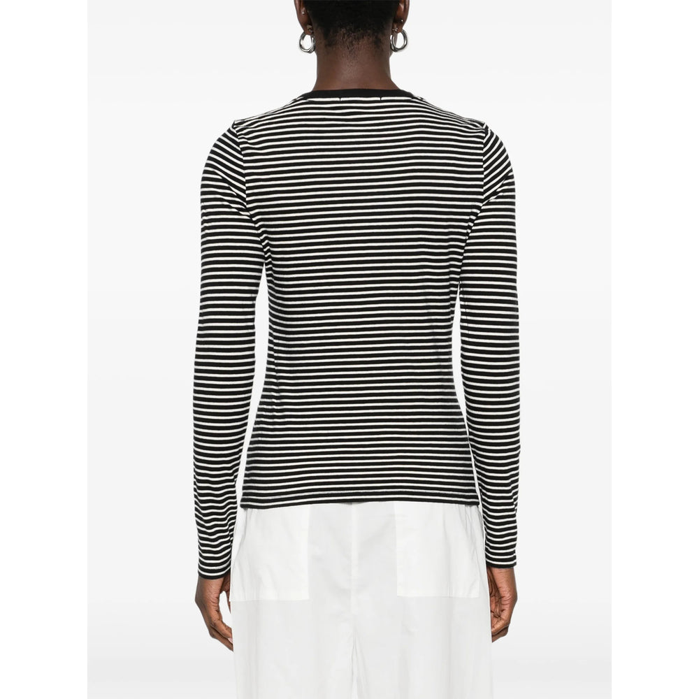 Black And White Stripe Tee