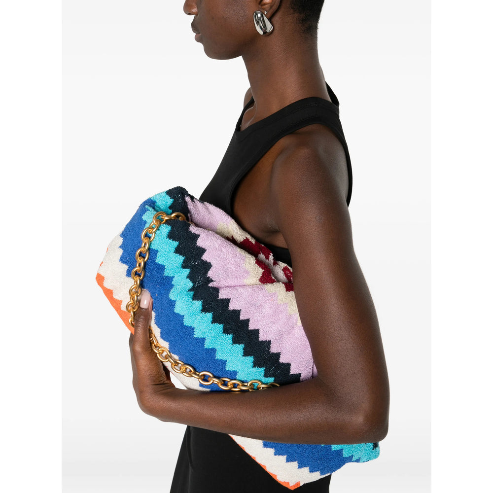 Handwoven Zigzag Satchel