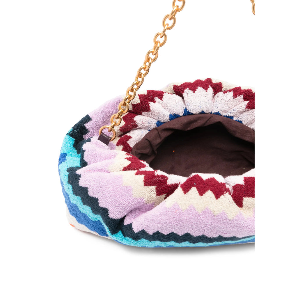 Handwoven Zigzag Satchel