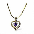 14K Amethyst Necklace