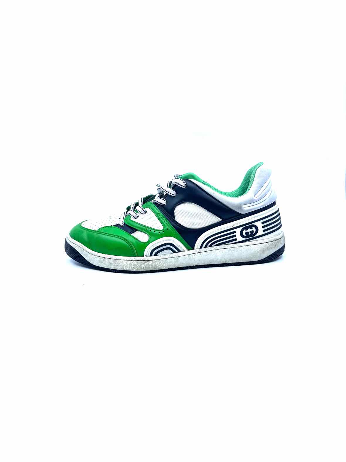 GUCCI Size 5 Black, Green, White Sneakers