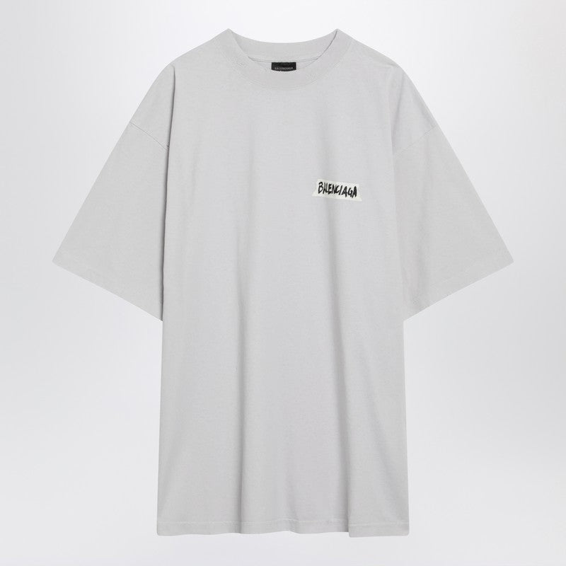 White Masking Tape T-shirt with medium fit