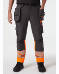 Helly Hansen 77500 Hi-Vis ICU BRZ 4-Way Holster Pocket Knee Pad Stretch Trousers Class 1