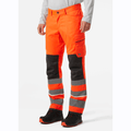 Helly Hansen 77514 UC-ME Hi-Vis Cargo Pant Trousers Class 2 HI VIS RED/EBONY / C54 - 38" Waist - 33" Leg