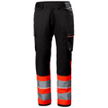 Helly Hansen 77515 UC-ME Service Pants, Class 1 HI VIS RED/EBONY / C54 - 38" Waist - 33" Leg
