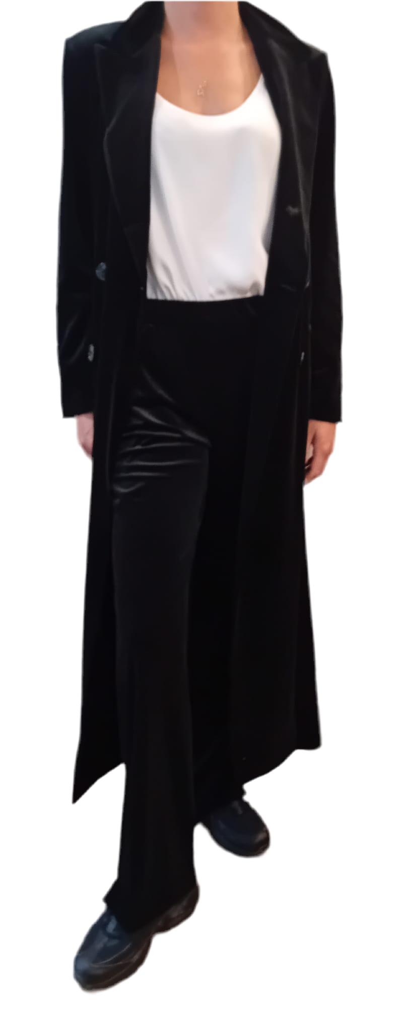 Square velvet Trousers