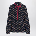 Silk shirt with Paisley print