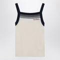 Top with Chez Valentino embroidery in wool
