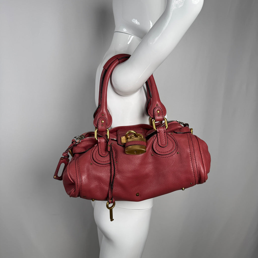 🔥 Pre-owned Chloé 2009 pink paddington 🔥