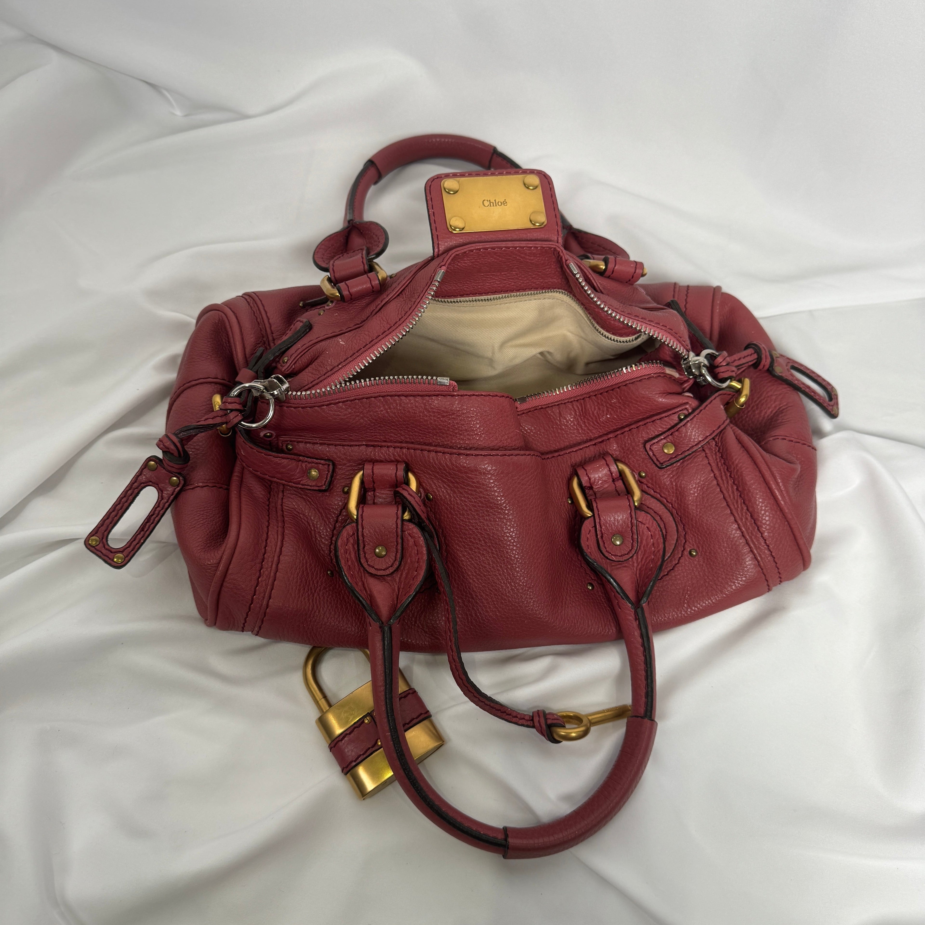 🔥 Pre-owned Chloé 2009 pink paddington 🔥