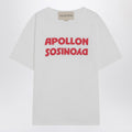 White T-shirt with Apollon/Dionysos print