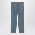 Medium blue jeans with cabochons