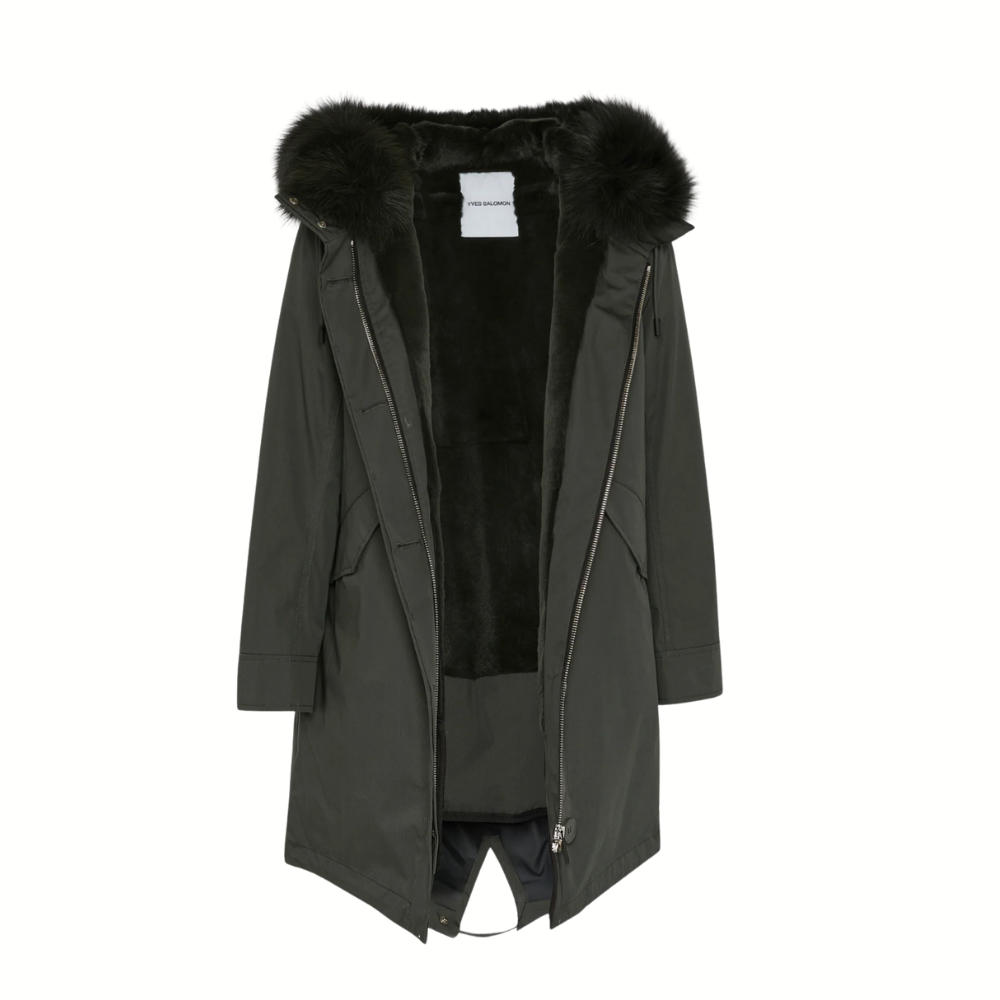 Yves Salomon Parka - Ebony