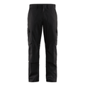 Blaklader 1448 Industry Stretch Kneepad Trousers Black/Hi-Vis Yellow