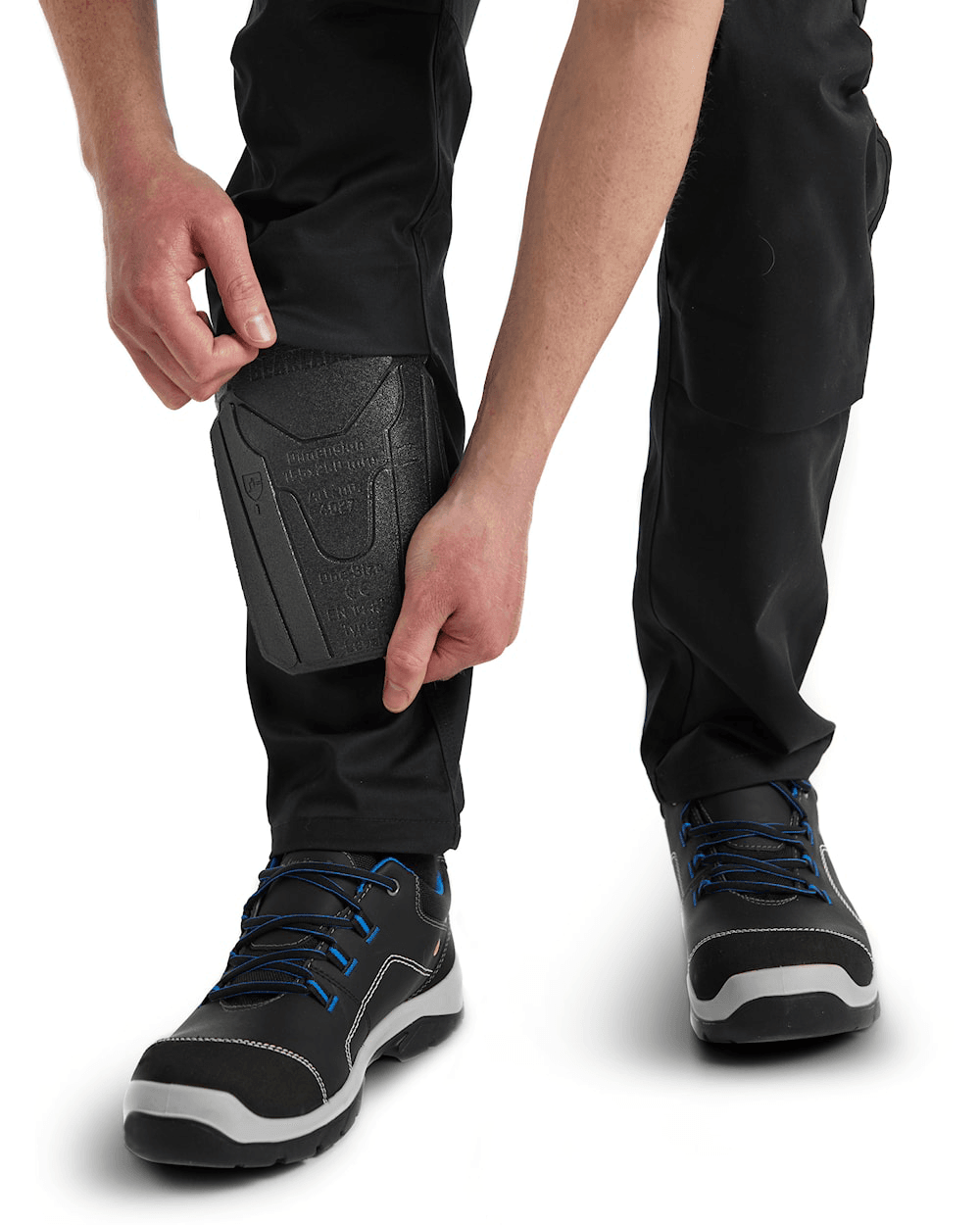 Blaklader 1448 Industry Stretch Kneepad Trousers Dark Navy/Black