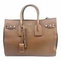 SAINT LAURENT Brown Leather Handbag
