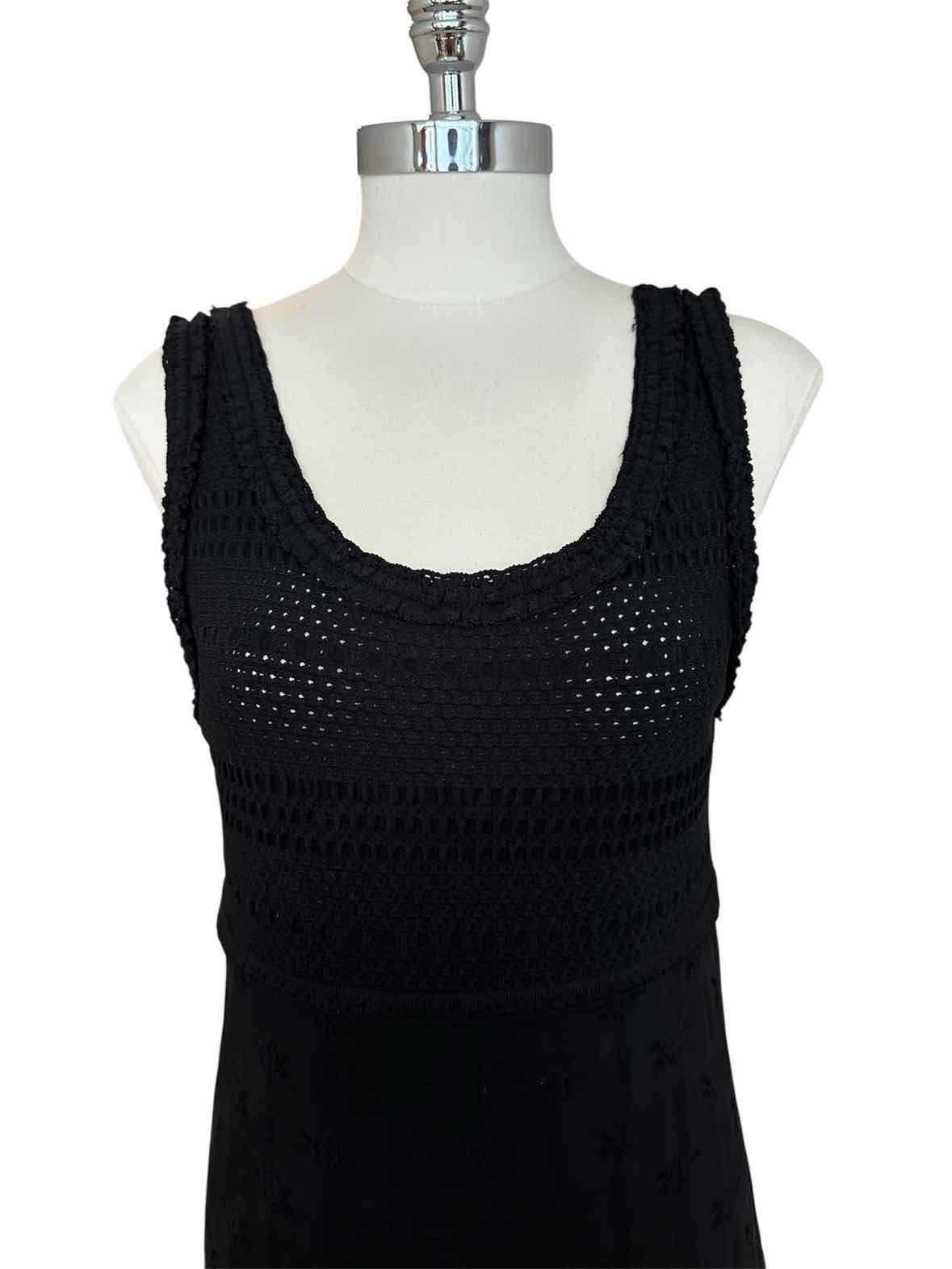 CHANEL Size 40 Black Dress