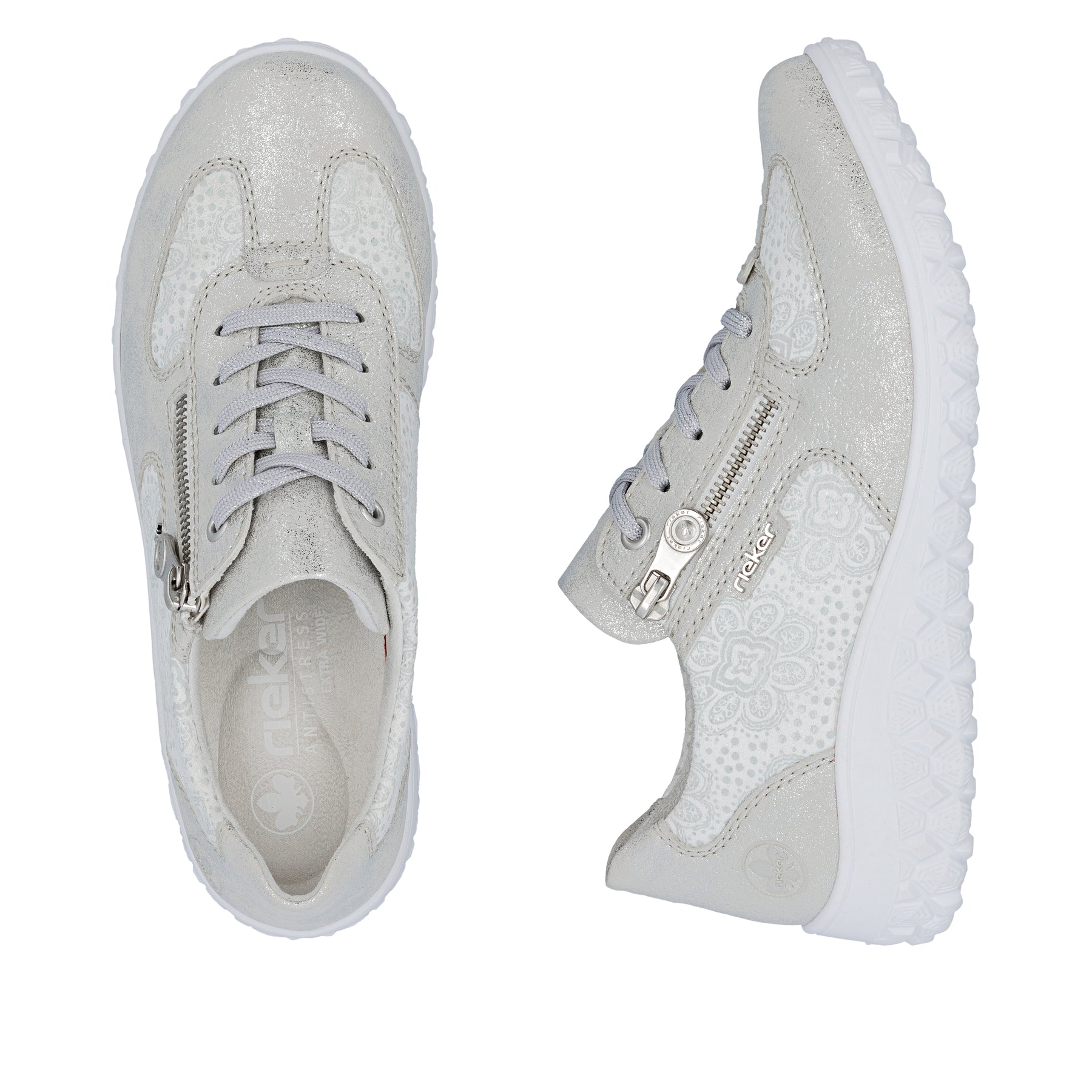 Rieker Womens Fashion Trainers | Grey