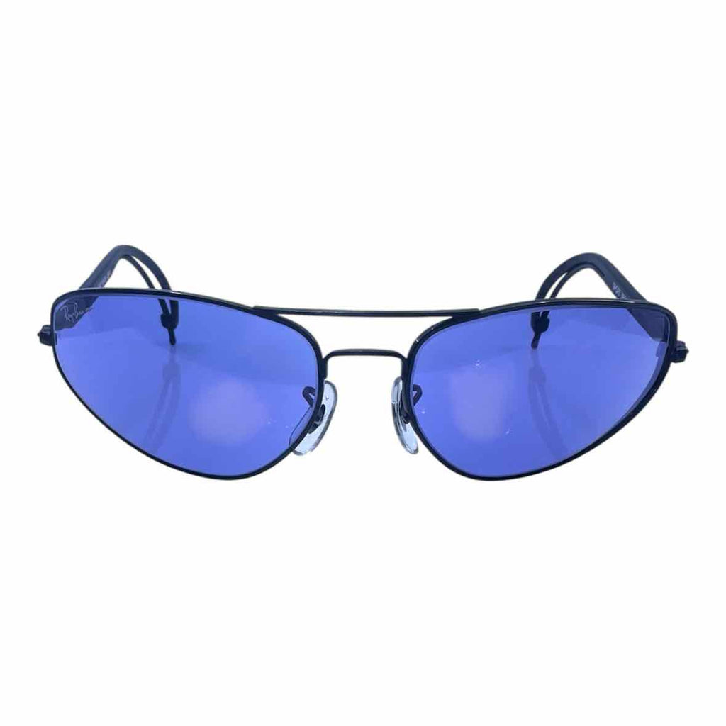 RAY BAN Purple & Black Cat Eye Solid Sunglasses