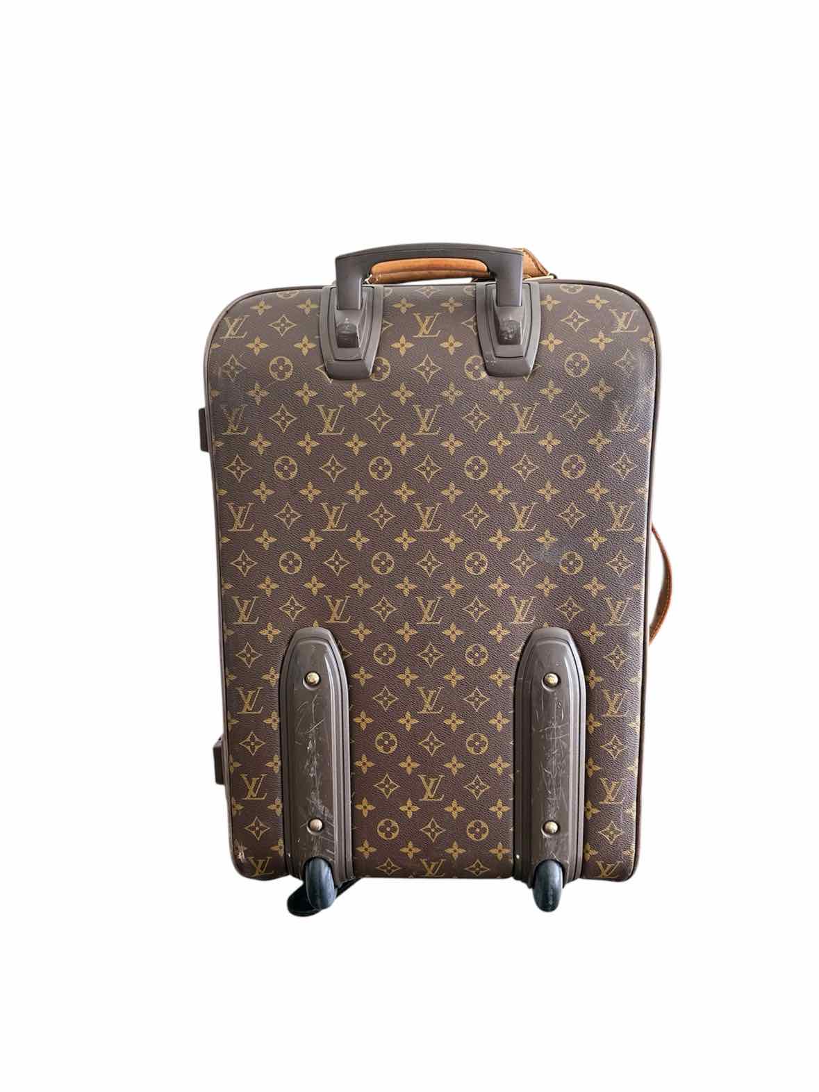 LOUIS VUITTON Brown MONOGRAM Suitcase