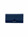 CHRISTIAN DIOR Black Coated canvas Leather Monogram Wallet