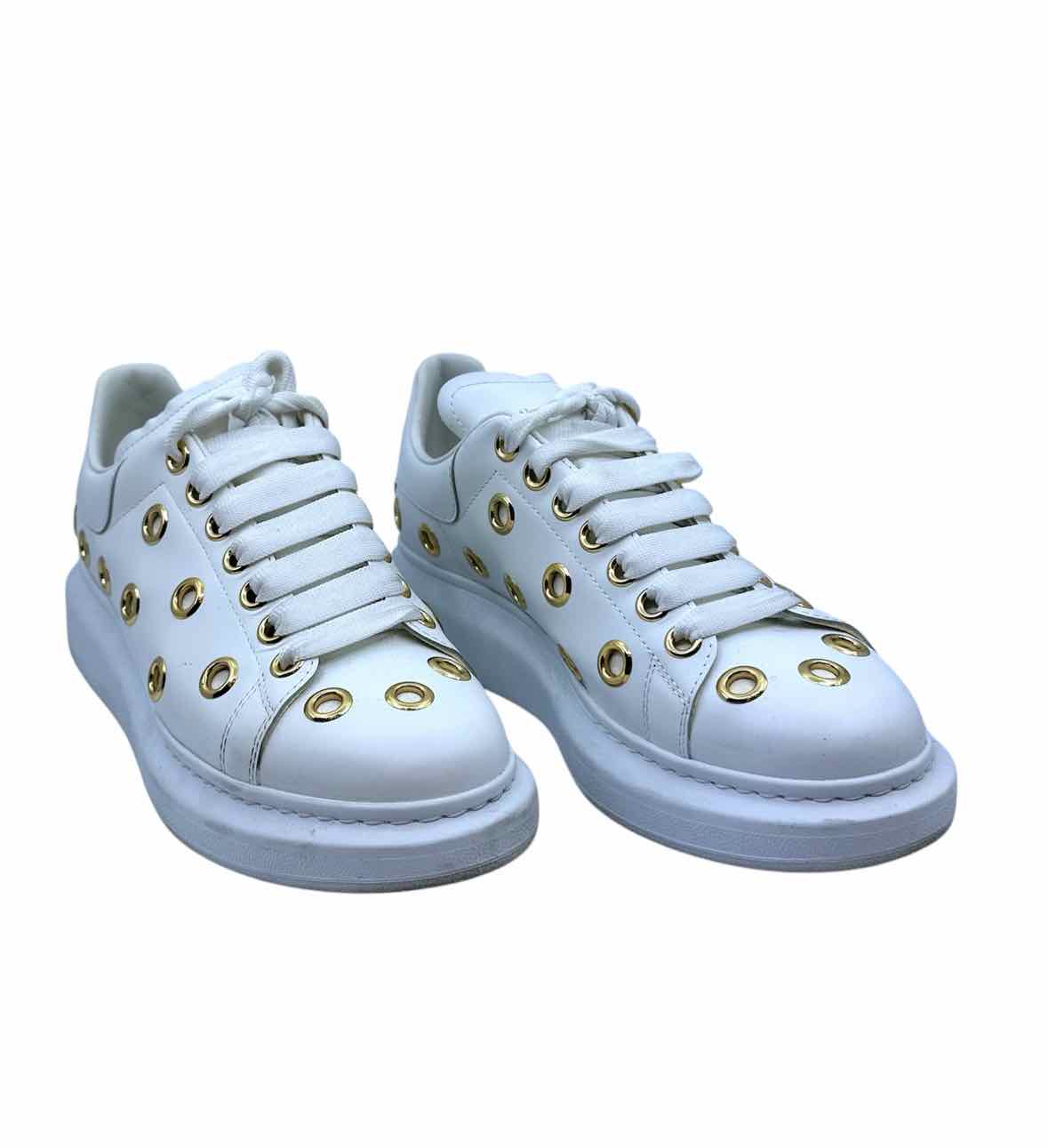 ALEXANDER MCQUEEN Size 9 White Sneakers
