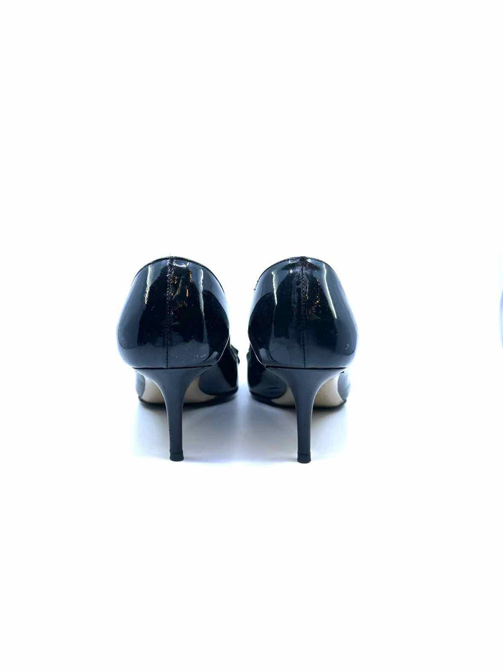 VALENTINO GARAVANI Size 8.5 Black Patent Leather Pumps