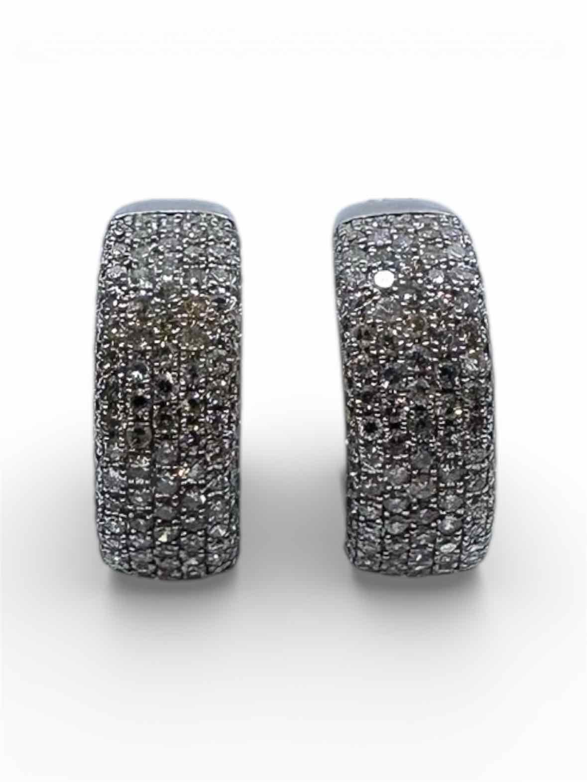 EFFY White Gold Pierced Earrings