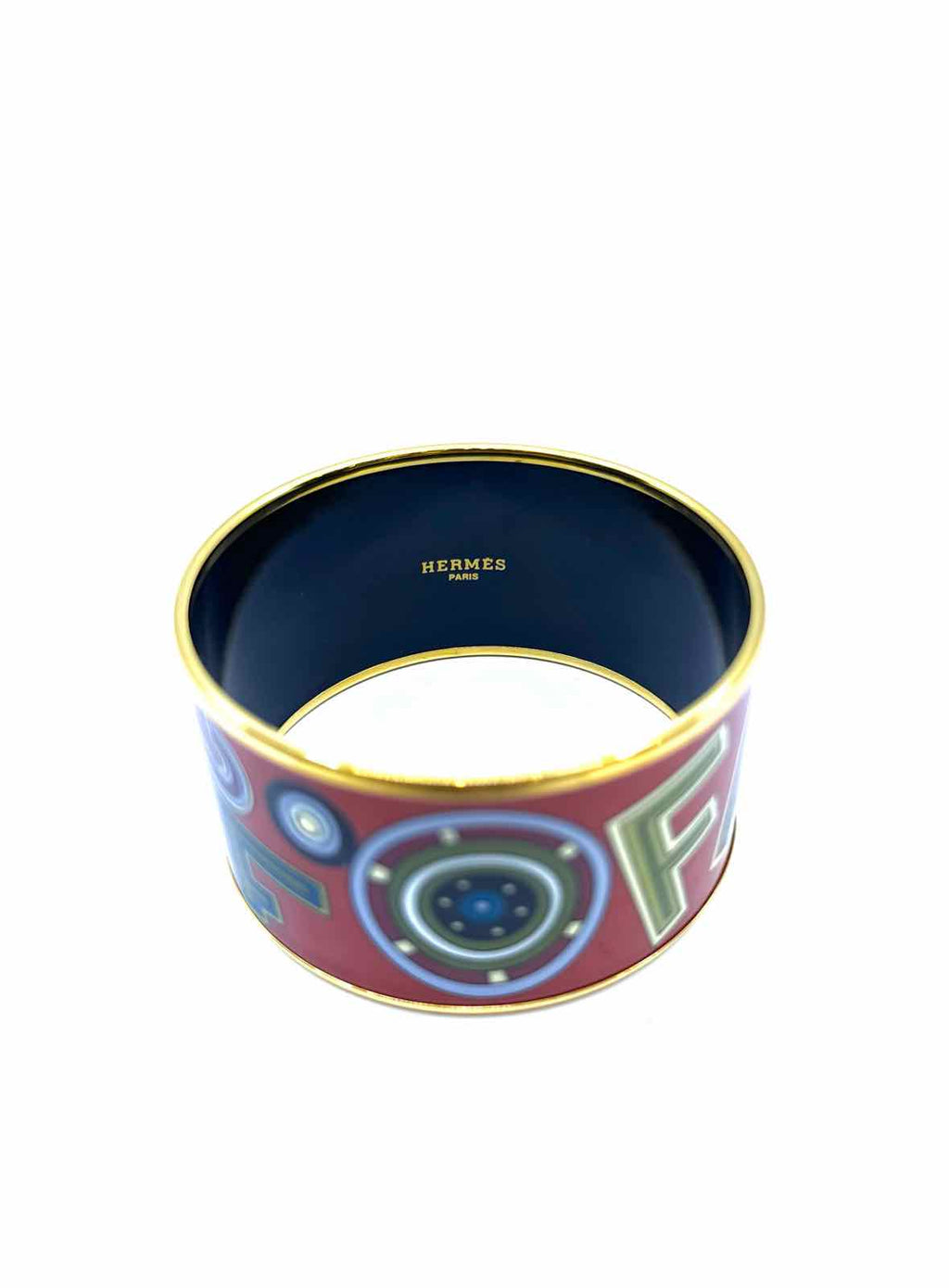 HERMES Orange Tohu Bohu Bracelet