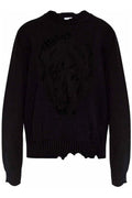 DISTRESSED SKULL JUMPER